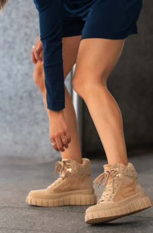 Botín suela truck kakhi