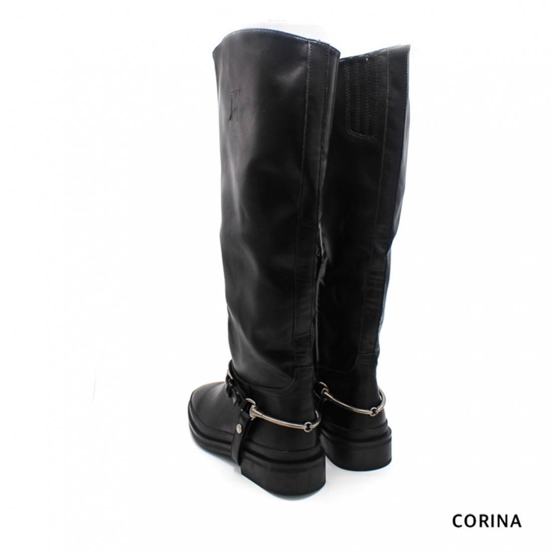 Bota negra alta - Imagen 3