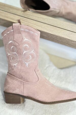 Bota campera rosa