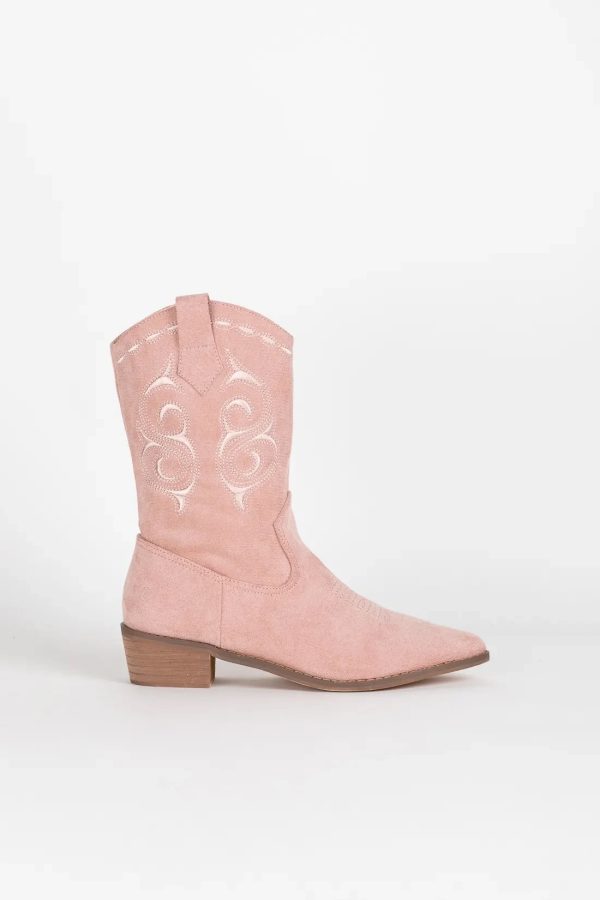 Bota campera rosa - Imagen 2