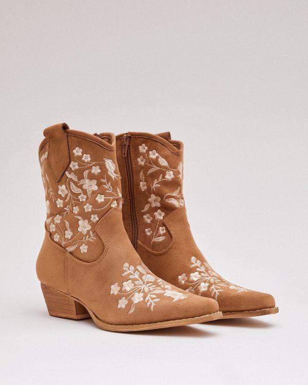 Botin cowboy flores - Imagen 4