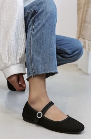 Manoletina mujer hebilla