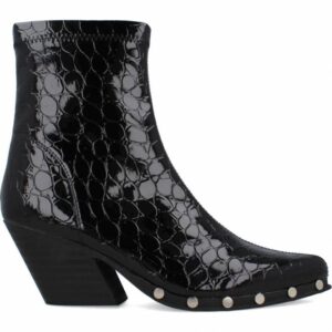 Botín cowboy tachuelas Corina estampado