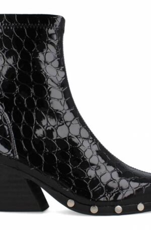 Botín cowboy tachuelas Corina estampado