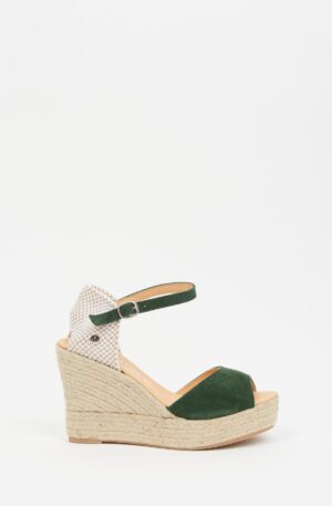 Alpargata abierta Musgo