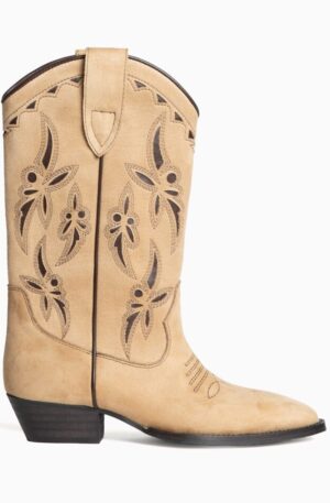 bota media caña estilo cowboy Corina