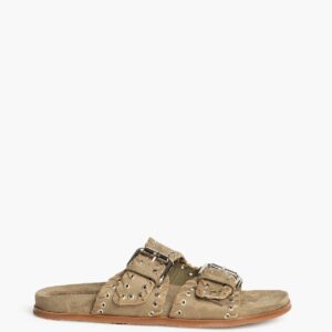 Sandalia plana hebillas Corina