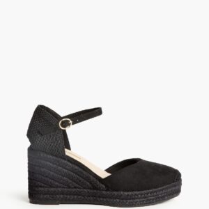 Cuña estilo valenciana negra Corina